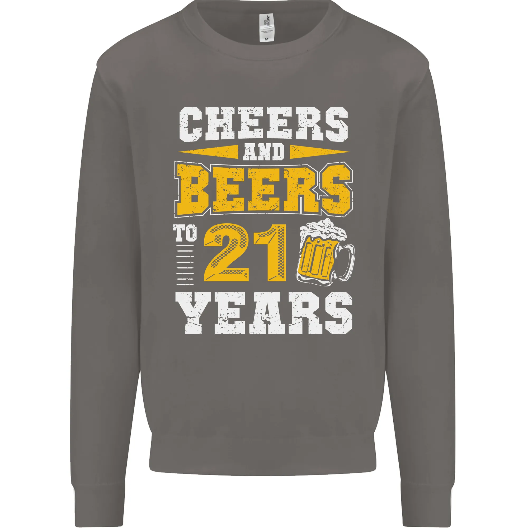 21st Birthday 21 Year Old Funny Alcohol Mens Sweatshirt Jumper