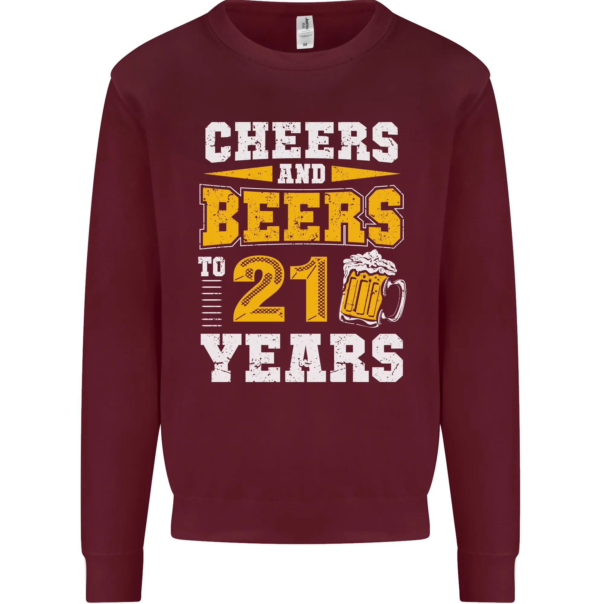 21st Birthday 21 Year Old Funny Alcohol Mens Sweatshirt Jumper