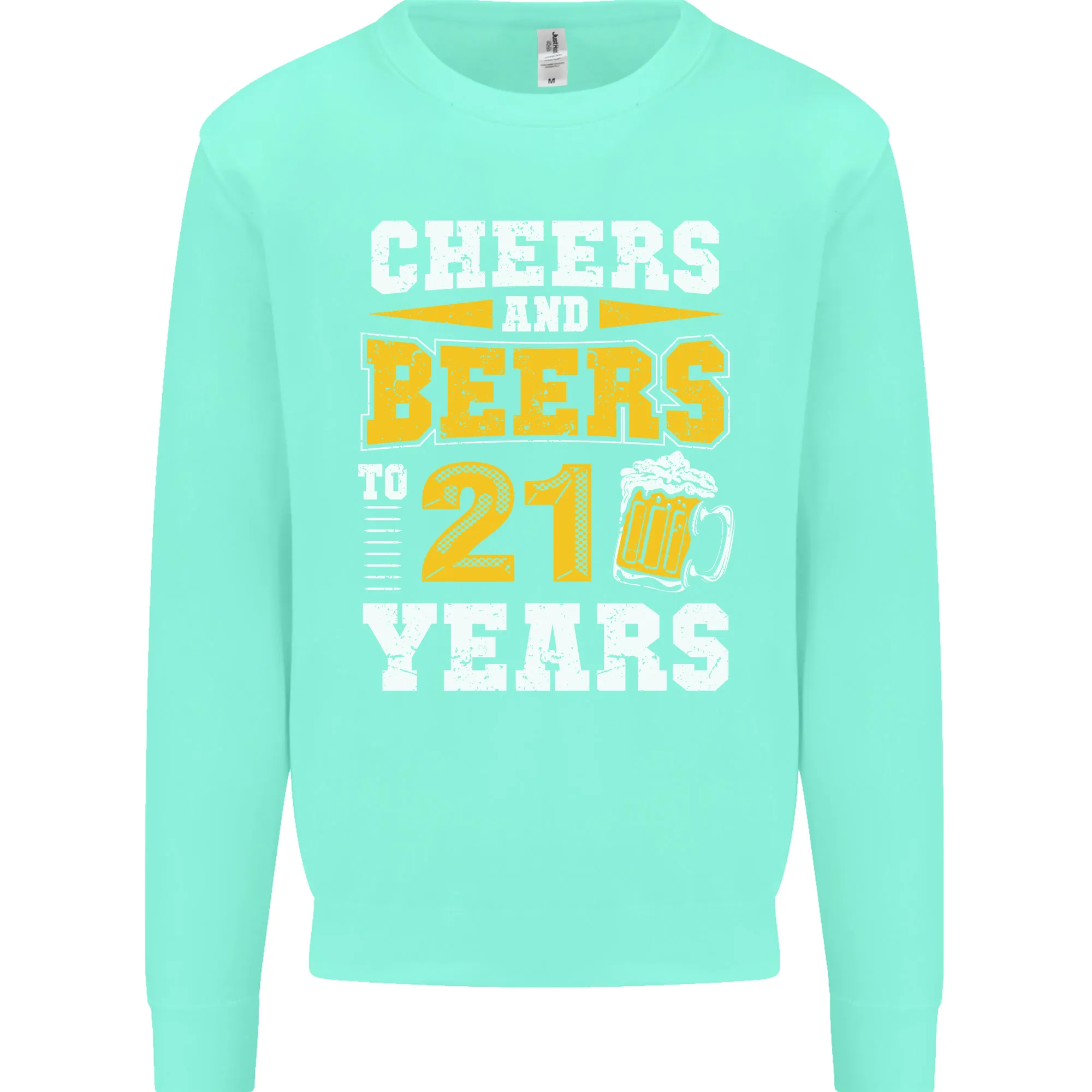 21st Birthday 21 Year Old Funny Alcohol Mens Sweatshirt Jumper