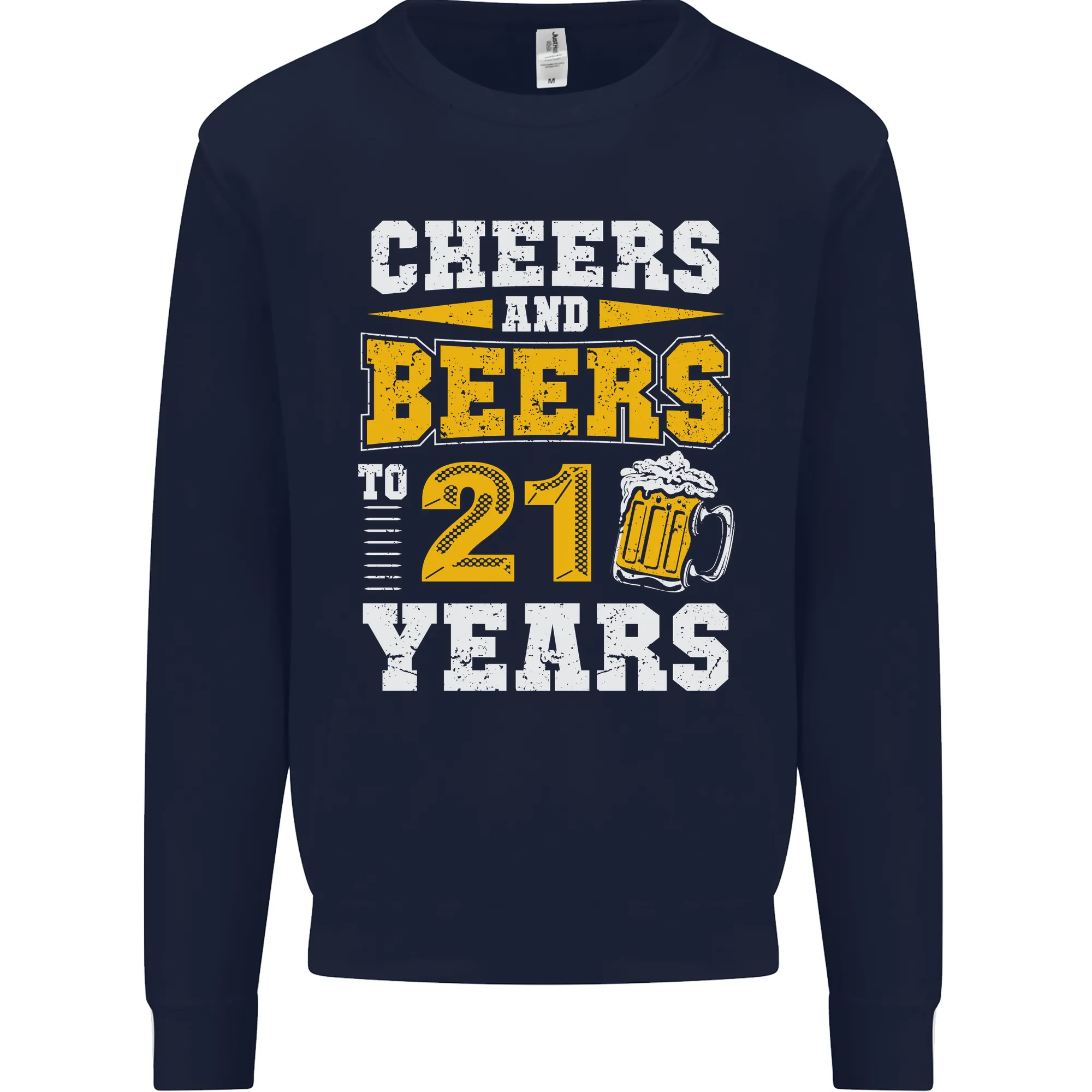 21st Birthday 21 Year Old Funny Alcohol Mens Sweatshirt Jumper