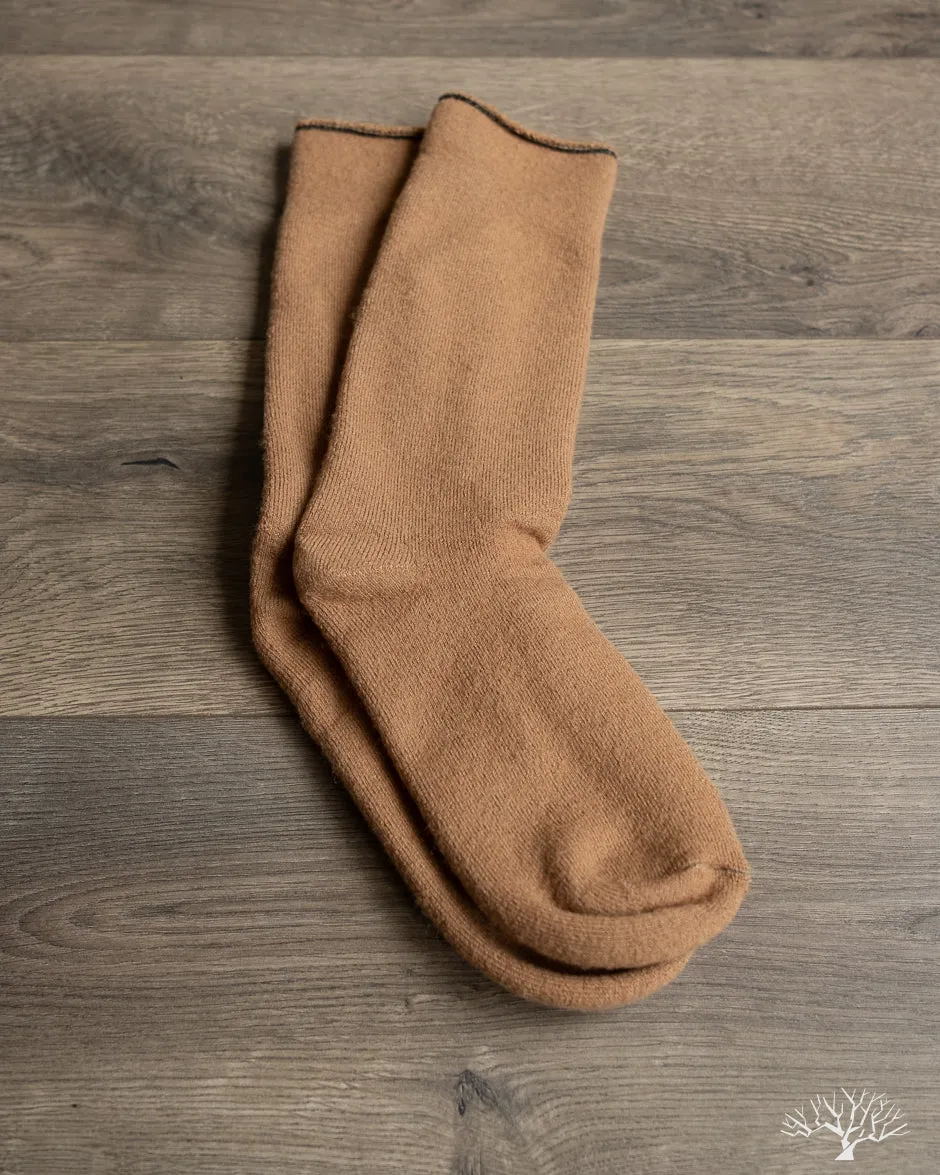 Alpaca Pile Sock - Camel