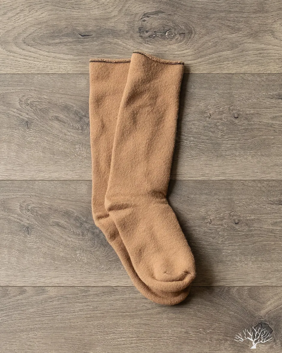 Alpaca Pile Sock - Camel