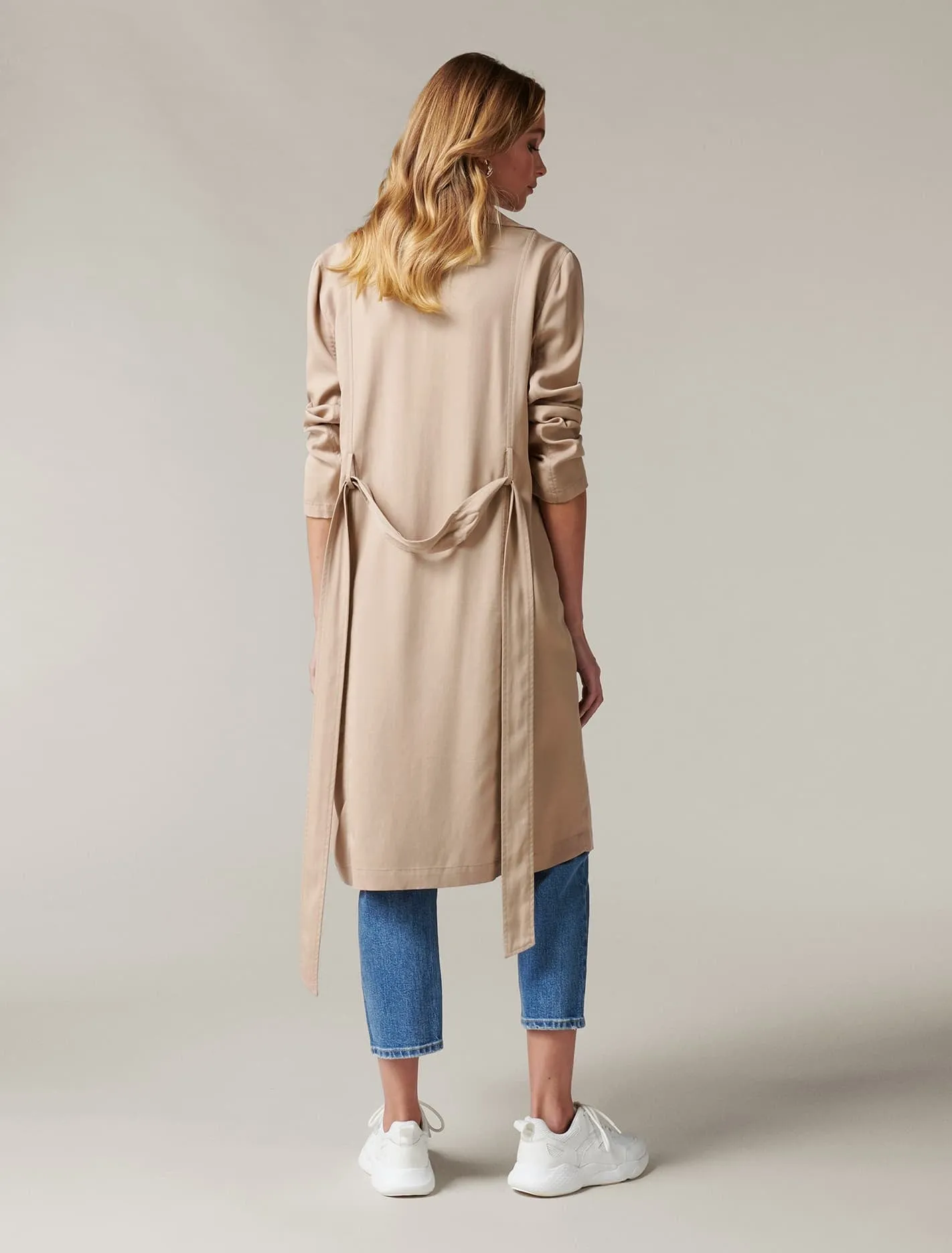 Andrea Longline Trench Jacket