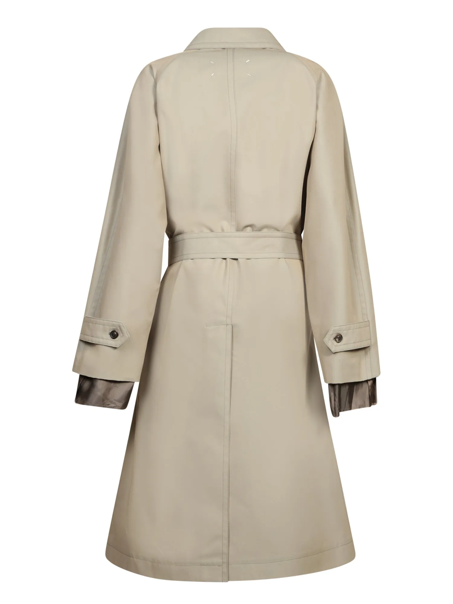 Beige Wool Over Trench