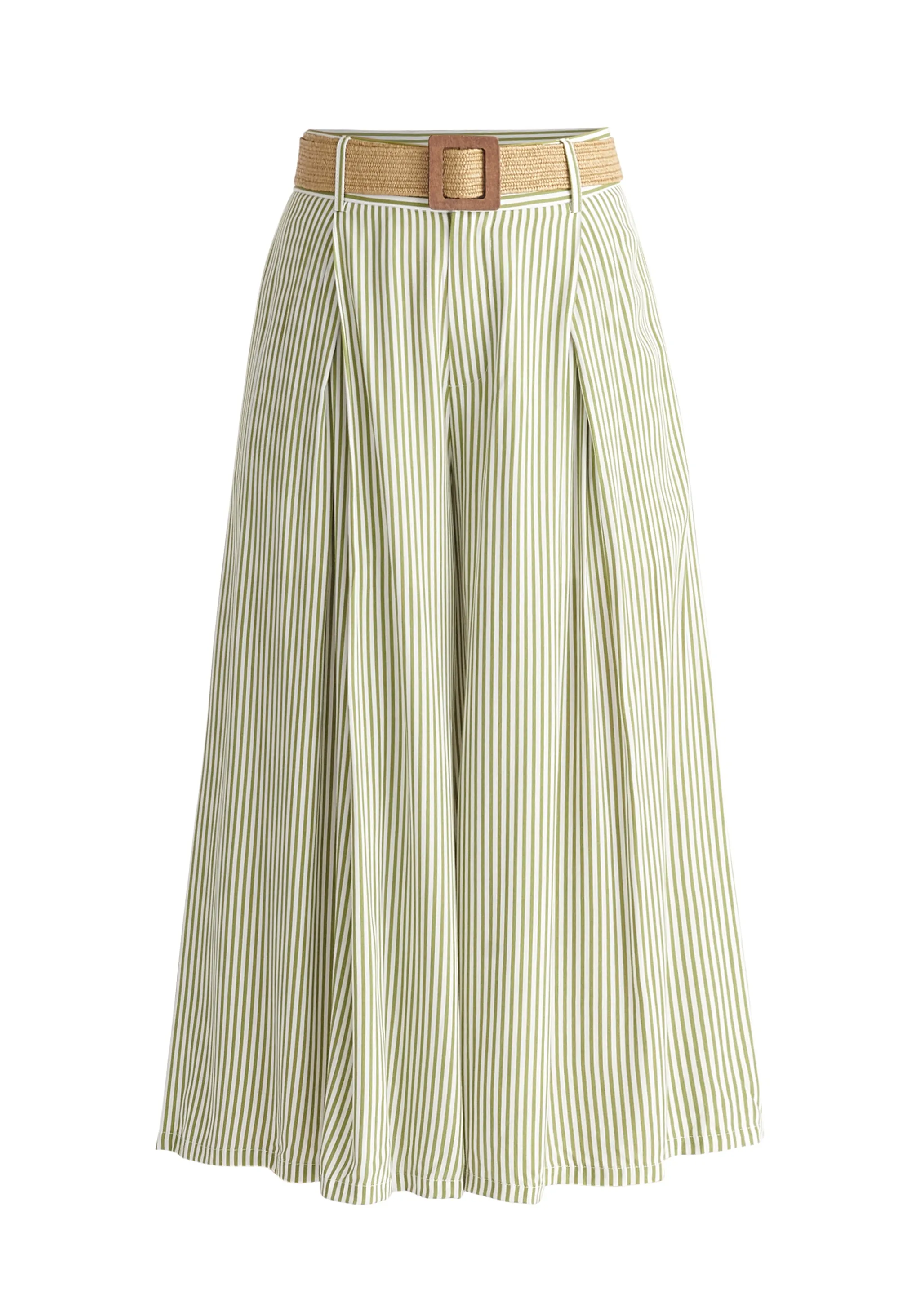 Belted Pleated Culottes