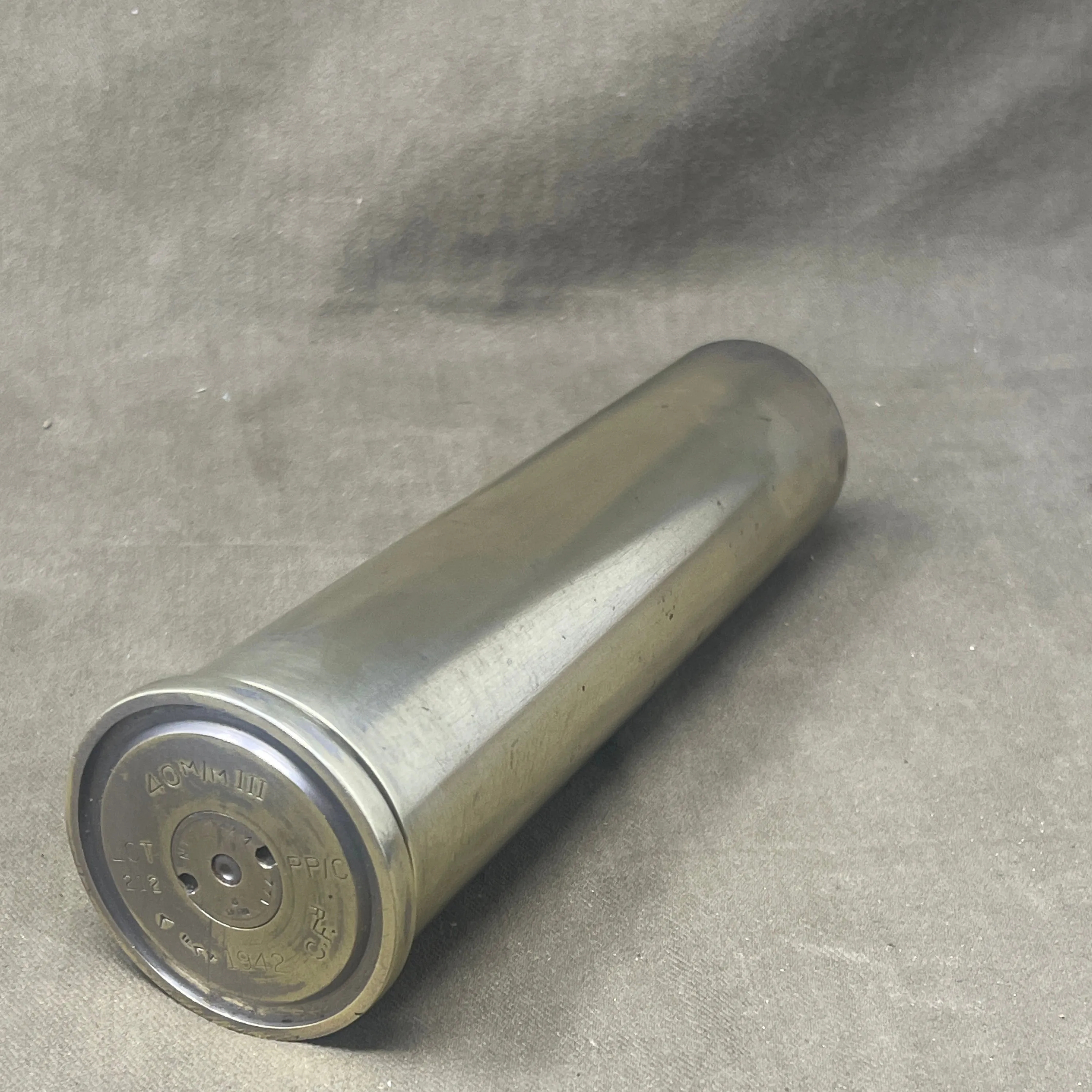 British 1942 40mm Cartridge Case Trench Art