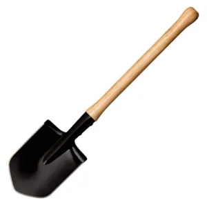 Cold Steel Shovel - Hickory Handle Spetsnaz Broad Flat Steel Trench, 30 Inch | 92SFX