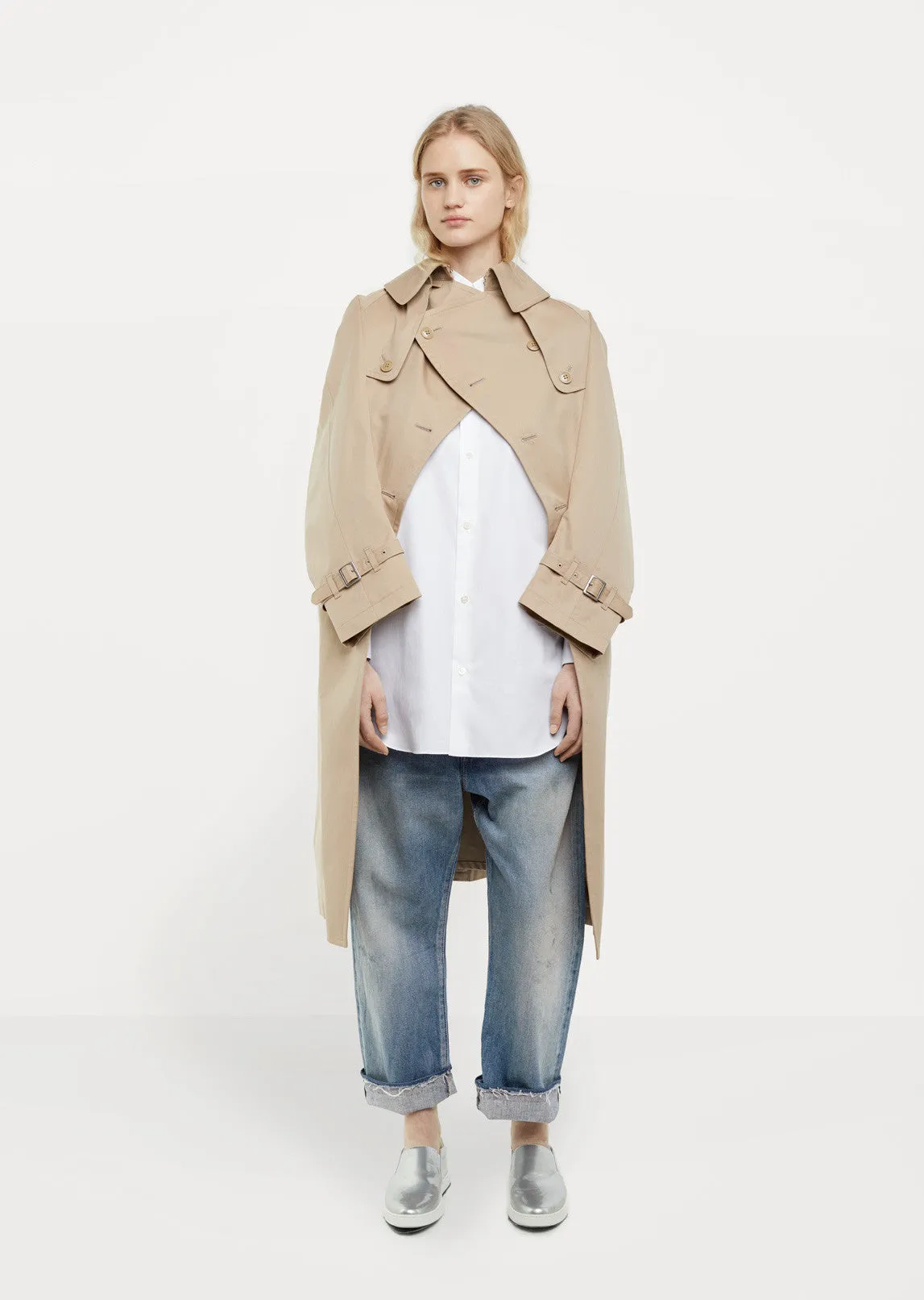 Cotton Gabardine Trench