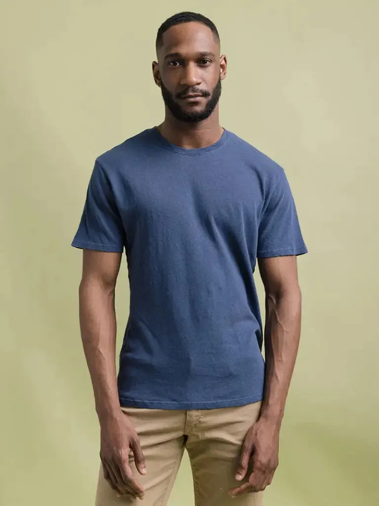 Cotton Linen Tee- Sage