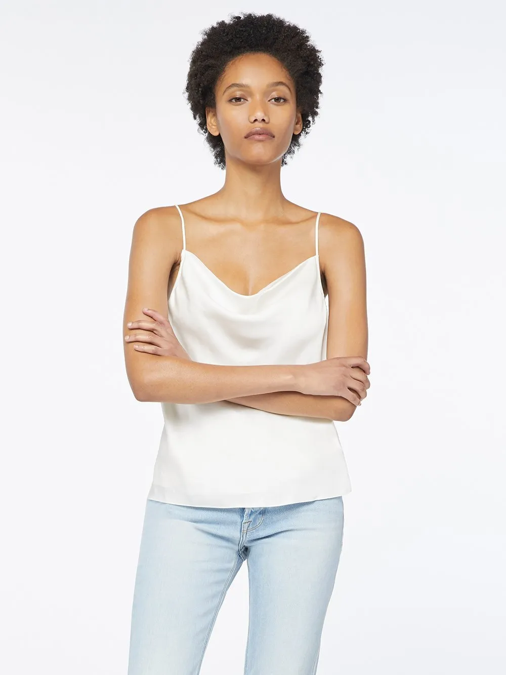 Cowl Cami -- Off White