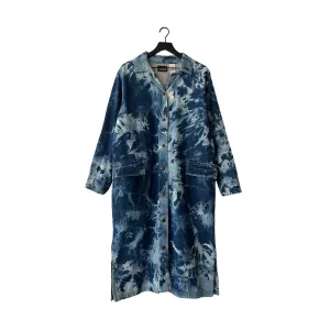 Denim Trench Coat in Seafarer / LARGE