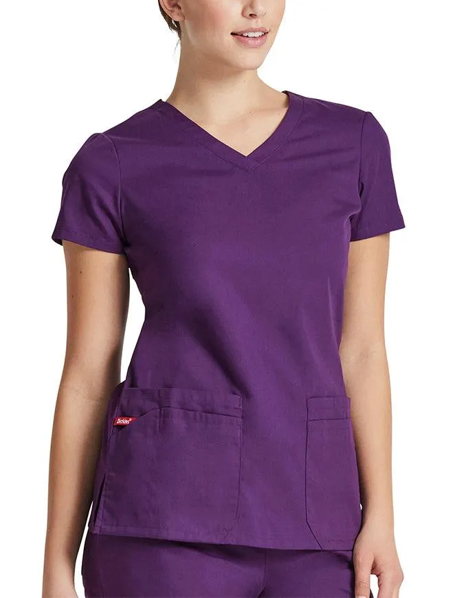 Dickies 26 Inch EDS Signature Women's V-Neck Scrub Top