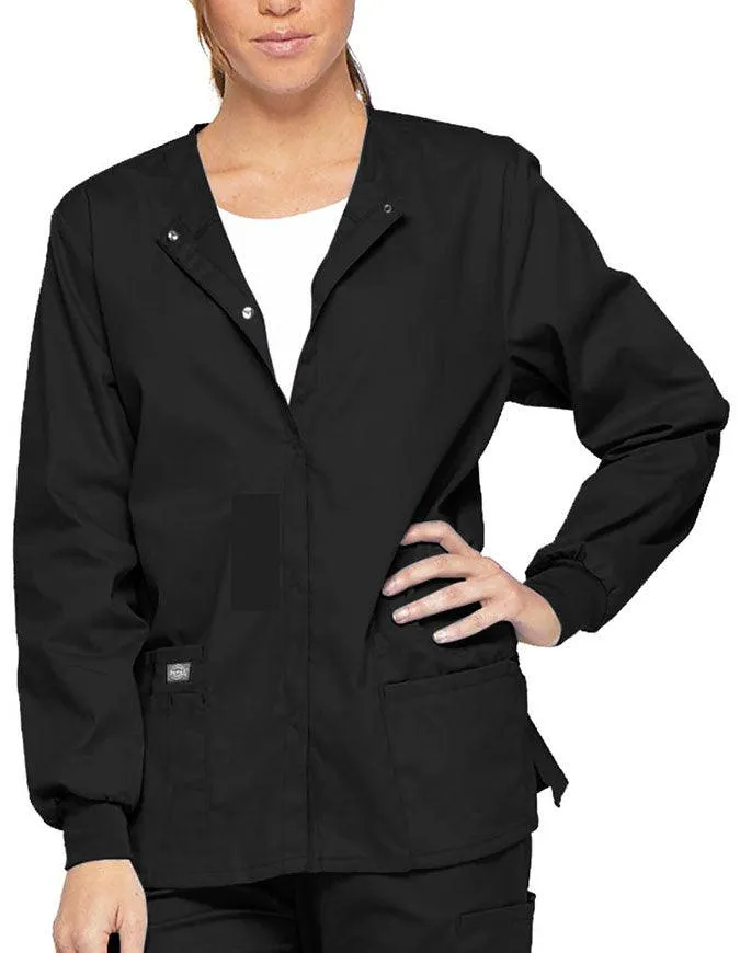 Dickies 28.5 Inch EDS Signature Women's Snap Front Warm-Up Jacket