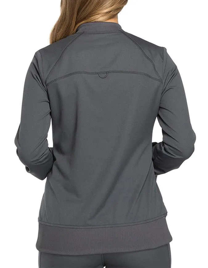 Dickies Dynamix 25.5 Inch Women's Zip Front Warm-up Jacket