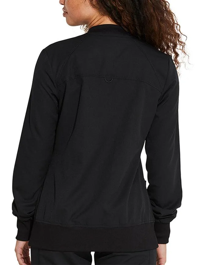 Dickies Dynamix 25.5 Inch Women's Zip Front Warm-up Jacket