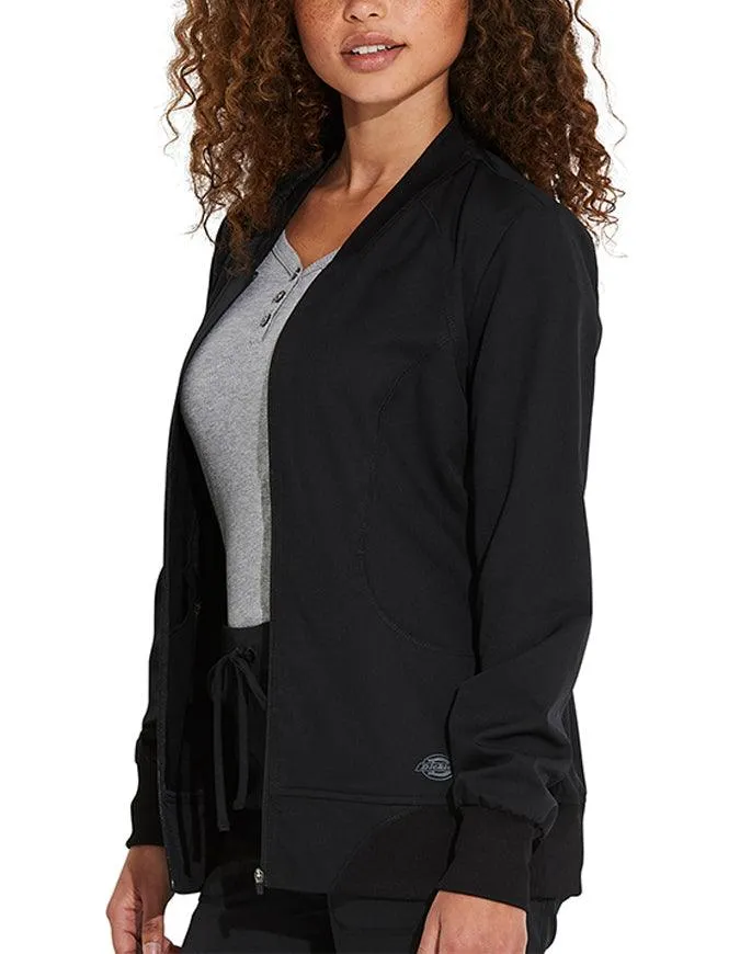 Dickies Dynamix 25.5 Inch Women's Zip Front Warm-up Jacket