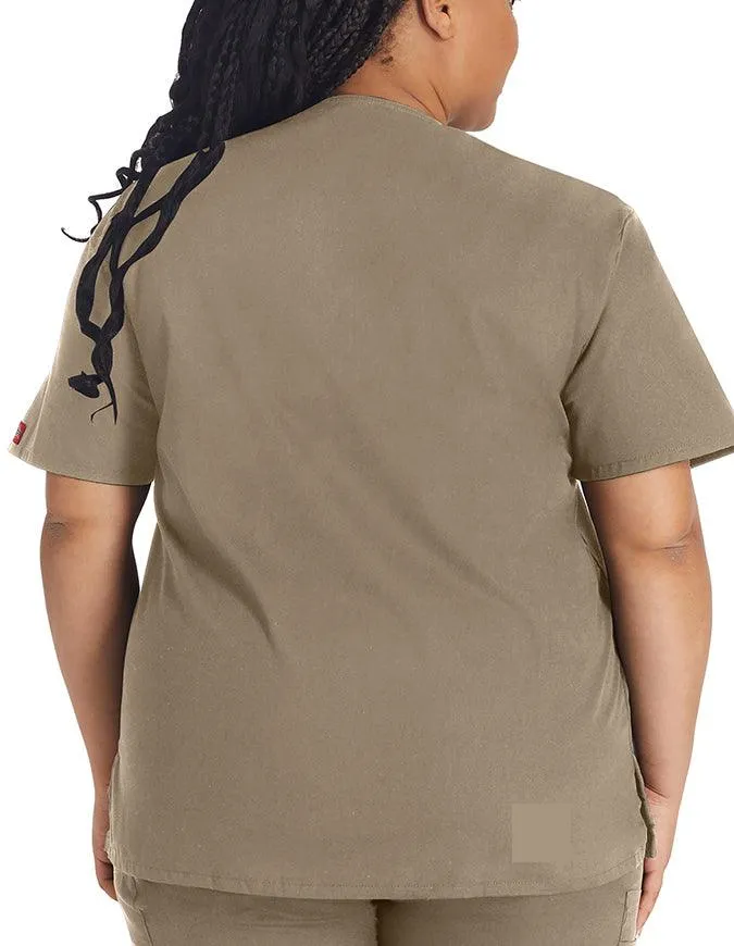 Dickies EDS 27 Inch Women's V-Neck Scrub Top