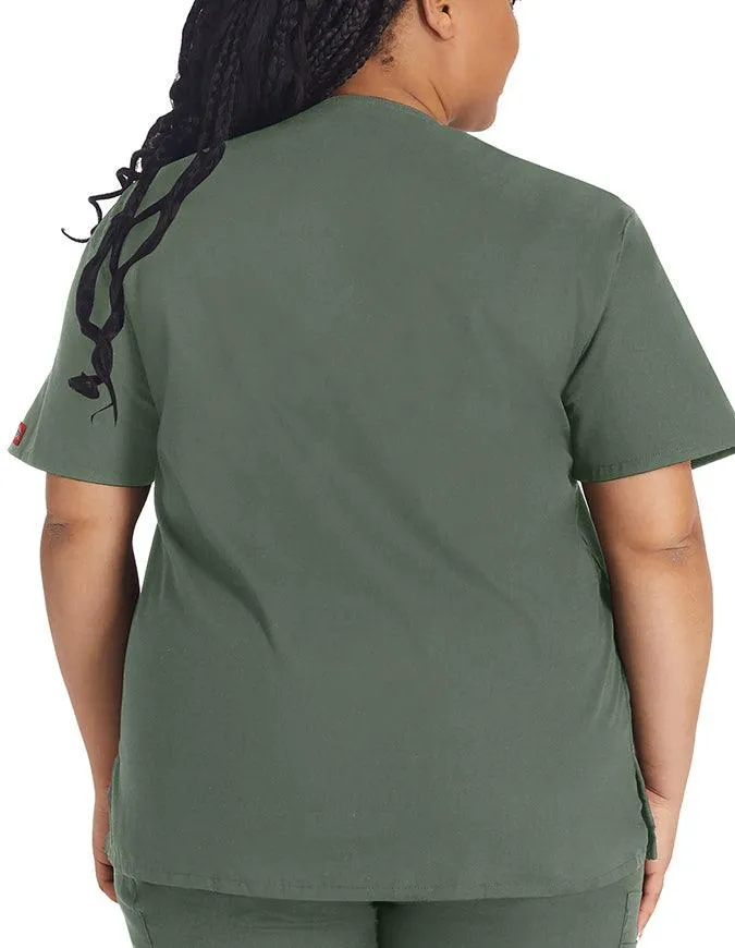 Dickies EDS 27 Inch Women's V-Neck Scrub Top