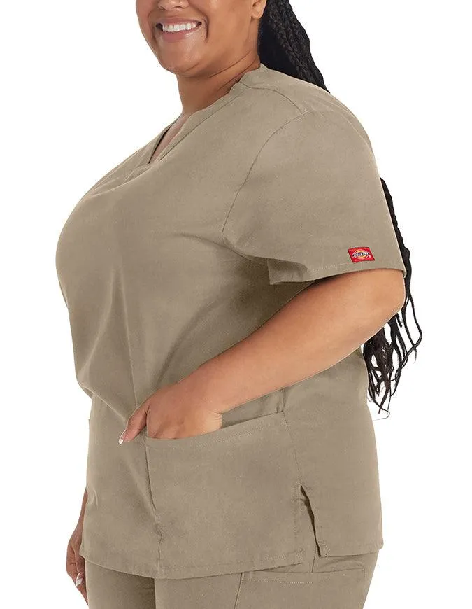 Dickies EDS 27 Inch Women's V-Neck Scrub Top