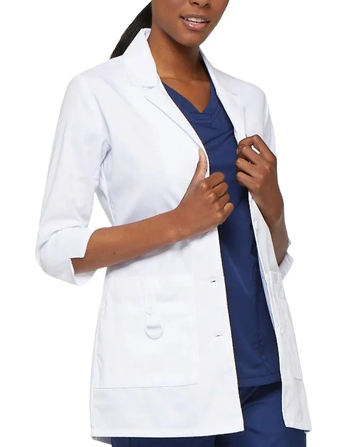 Dickies EDS Junior 30-Inch Women's White Medical Lab Coat