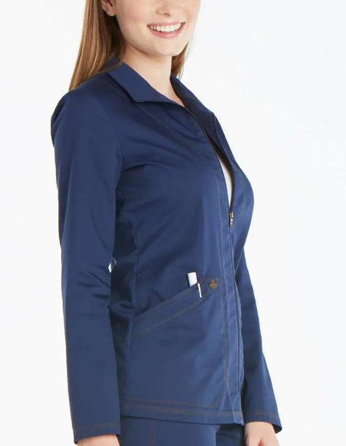 Dickies Essence 27 inch Women's Zip Front Scrub Jacket