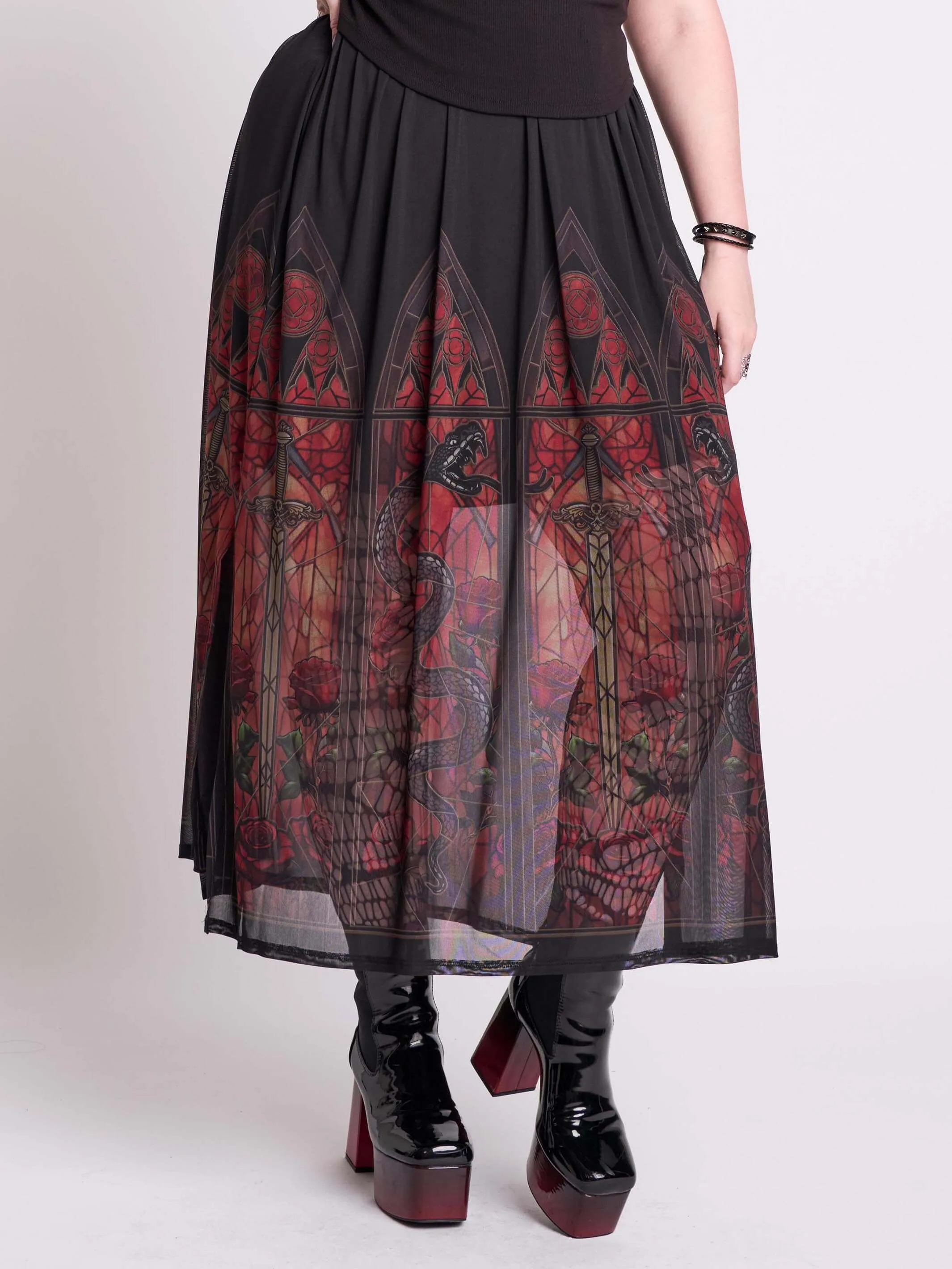 Dragon's House Maxi Skirt