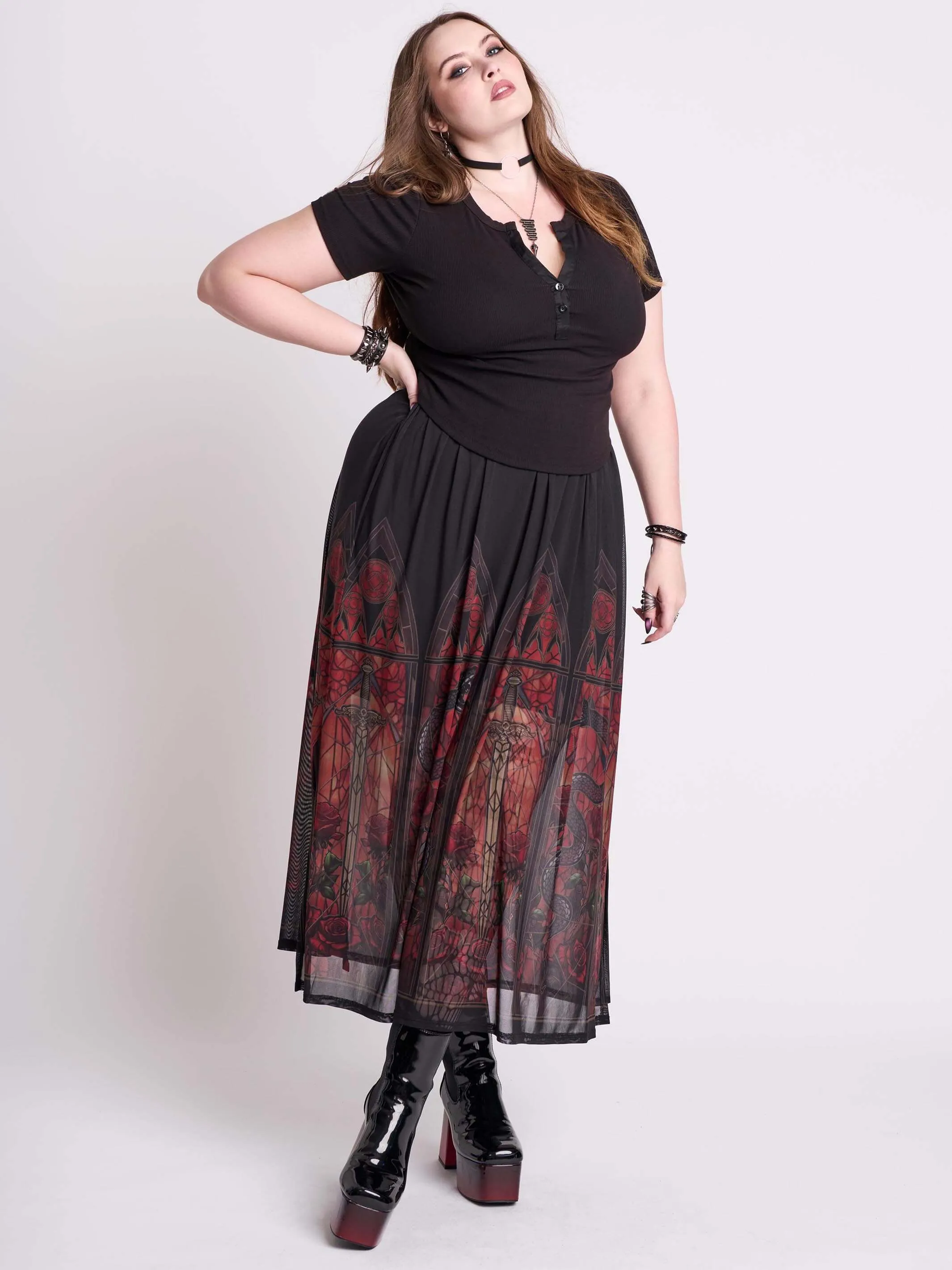 Dragon's House Maxi Skirt