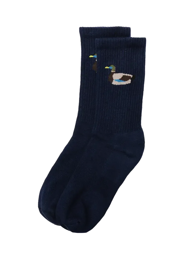 Duck Sock- Navy