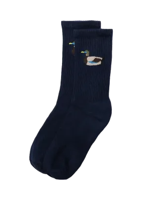 Duck Sock- Navy