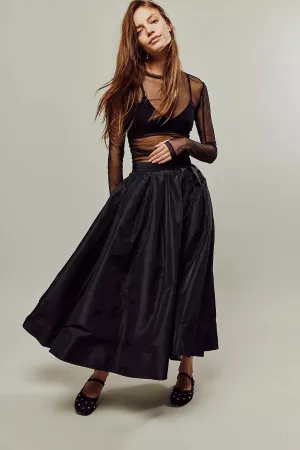 FREE PEOPLE EMILIA FULL MAXI SKIRT