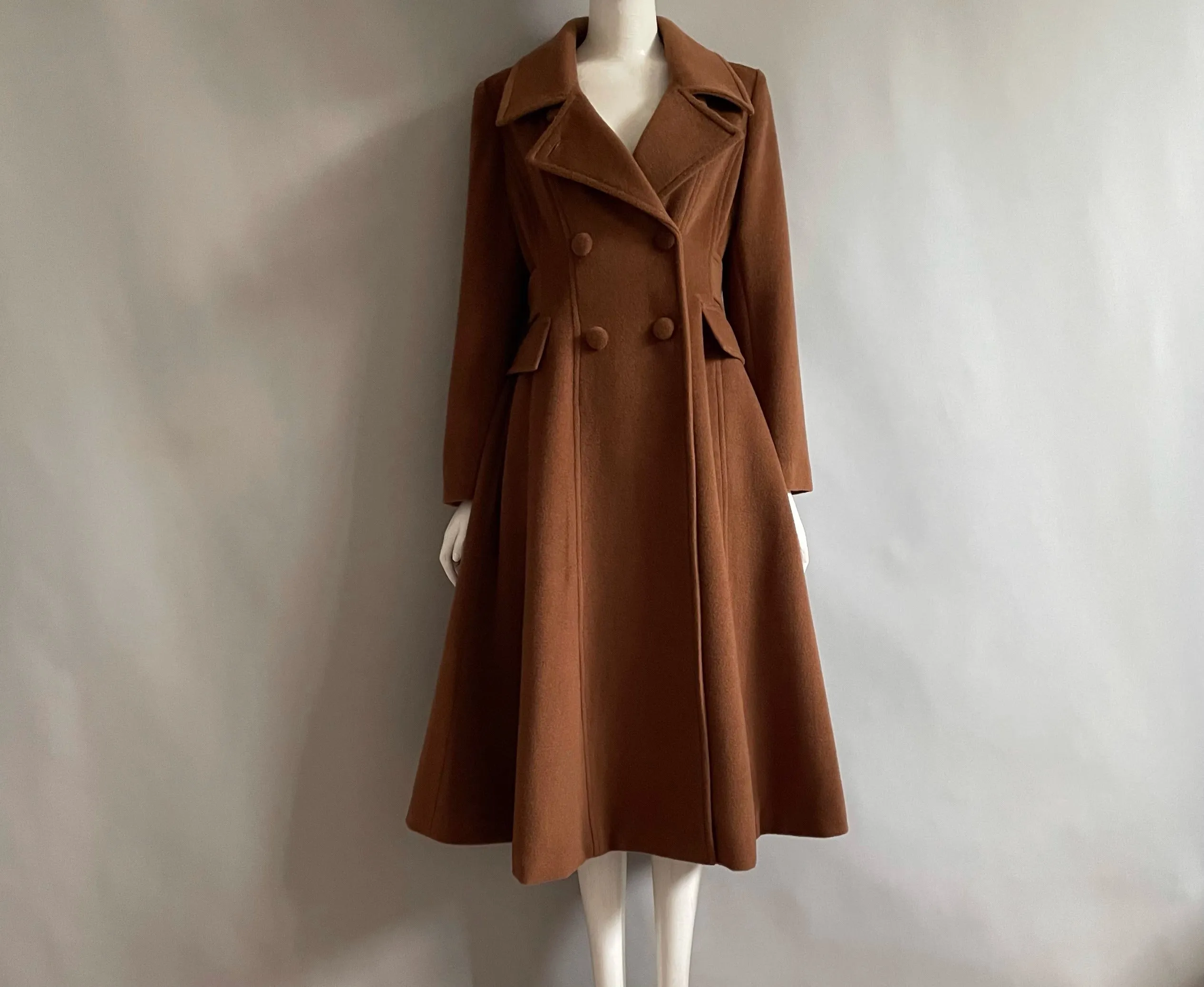 Handmade 50s Wool Winter Coat