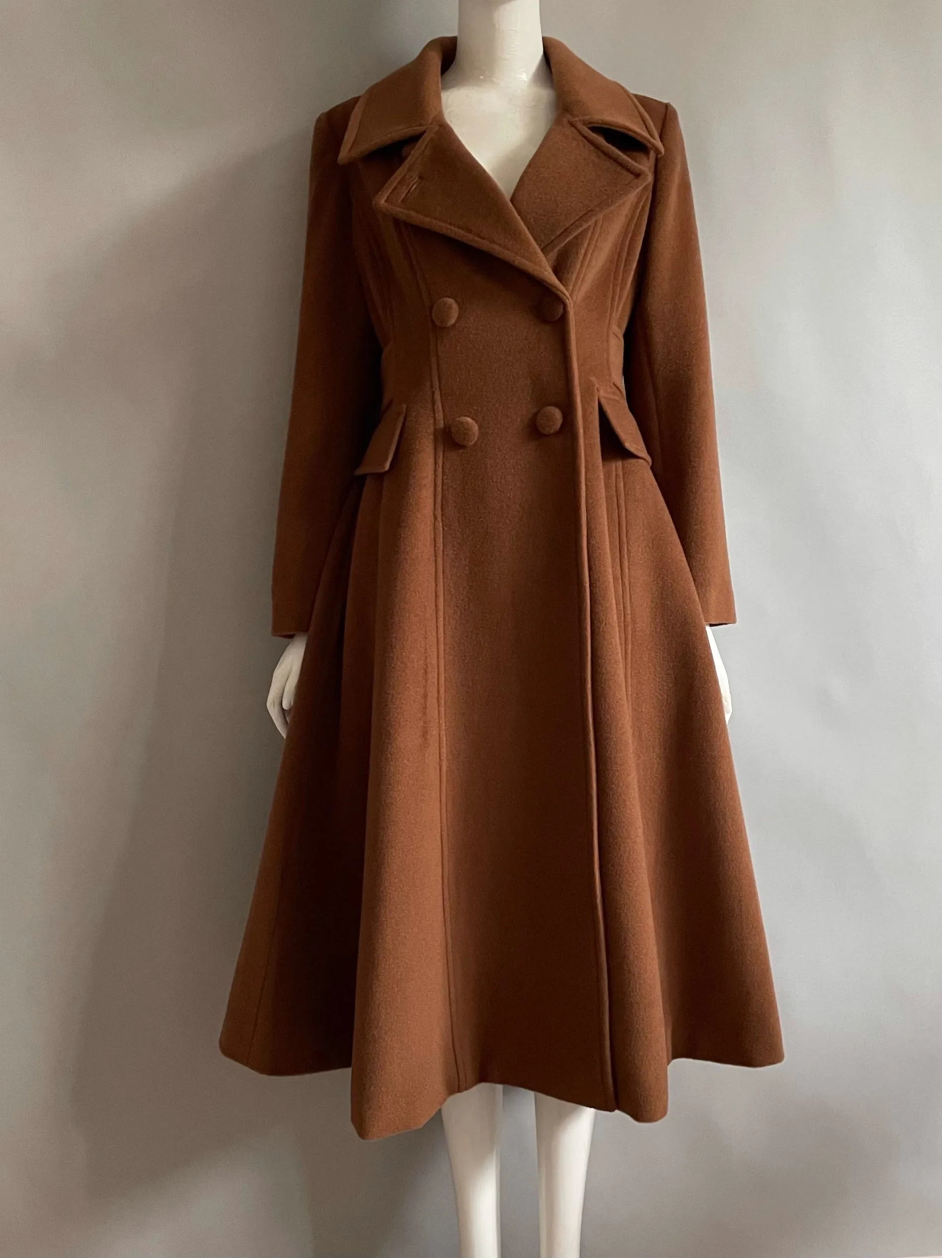 Handmade 50s Wool Winter Coat