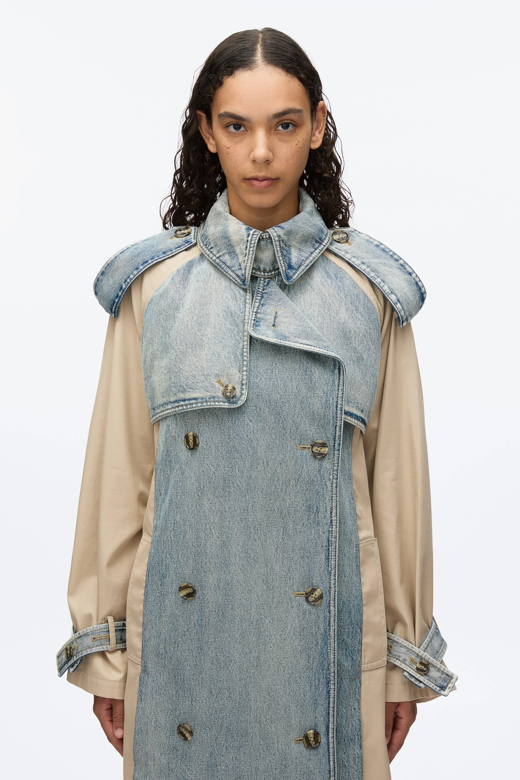 Hybrid Denim Trench