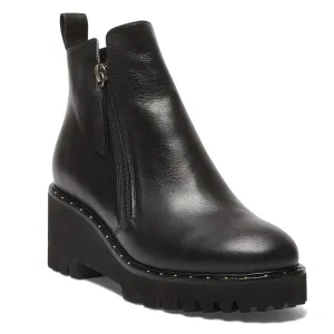 Jester Boot in Black Leather