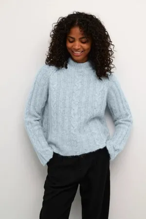 KAFFE KAnaja Pale Blue Jumper