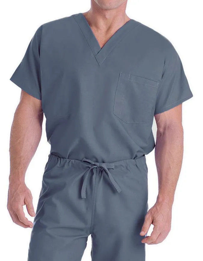 Landau 27.5 Inch Unisex Reversible V-Neck Scrub Top