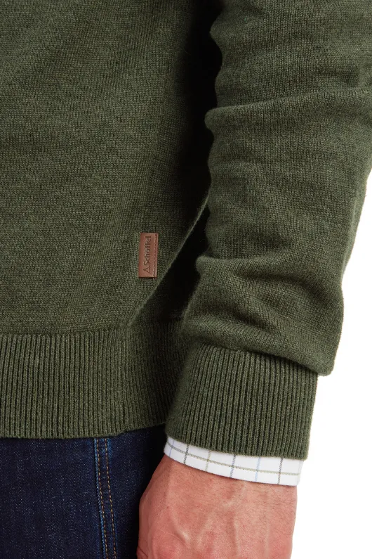 Lewis Lambswool 1/4 Zip Jumper