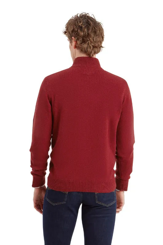 Lewis Lambswool 1/4 Zip Jumper