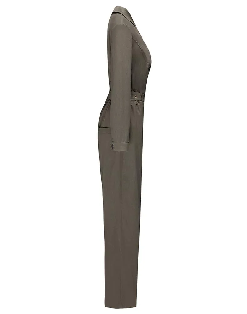 Linen Tux Jumpsuit