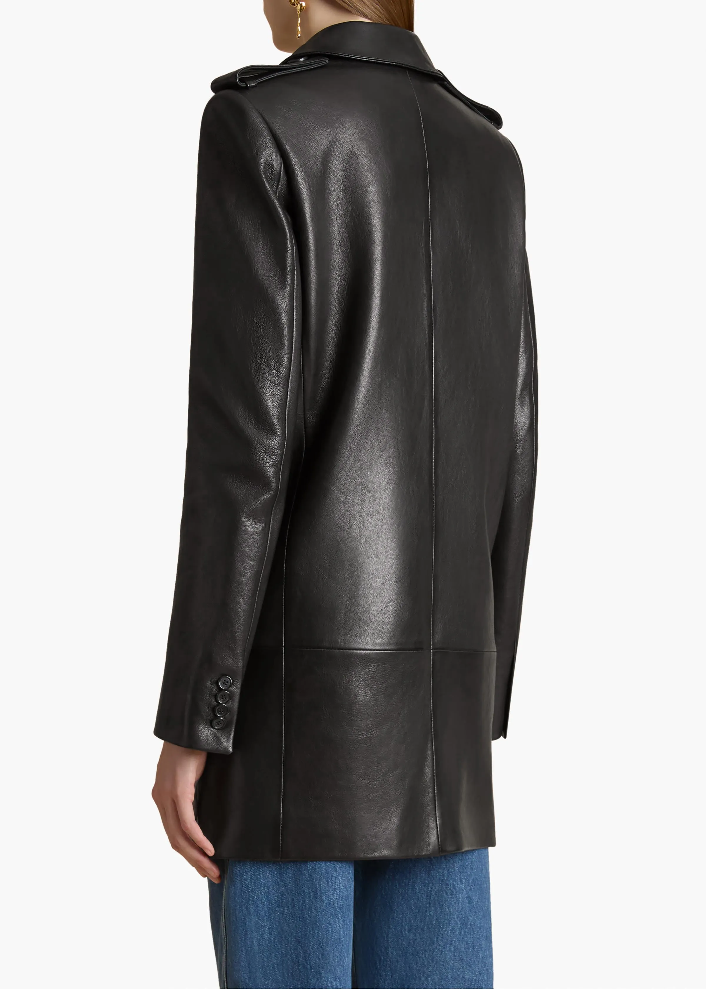 Marllo Jacket in Black Leather