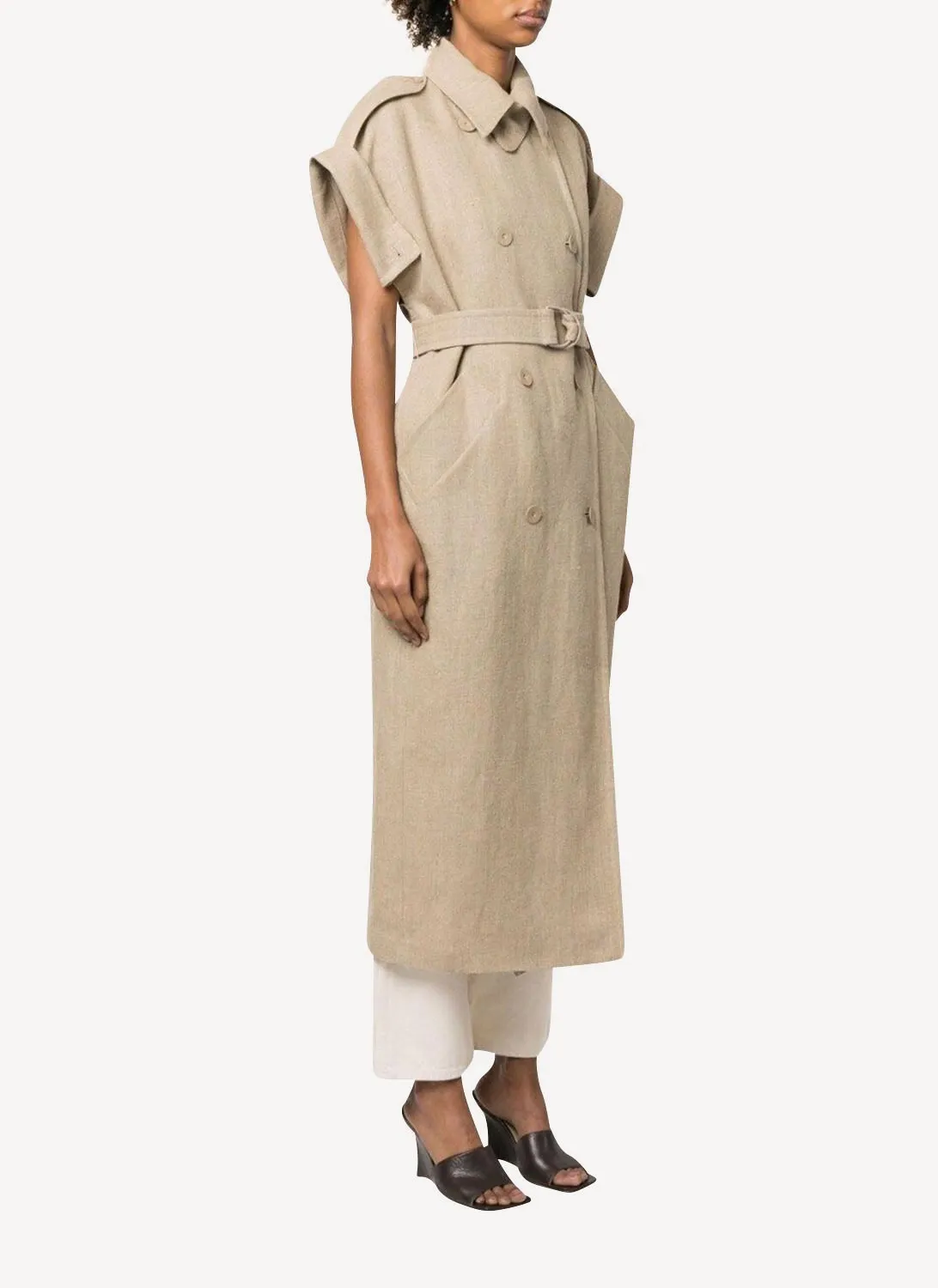 Max Mara - Trench - Beige - Femme