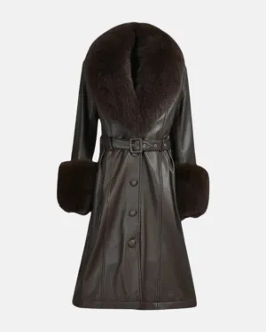 Mayfair Leather Trench