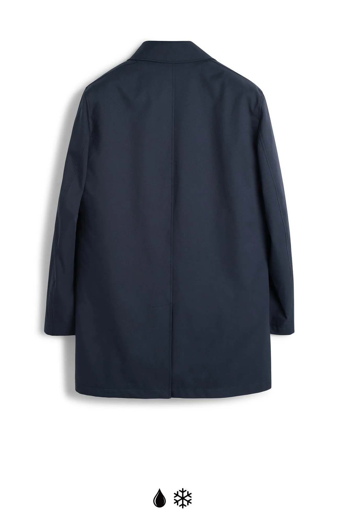 MCCORD BLUE RAINCOAT WITH PRIMALOFT LINING