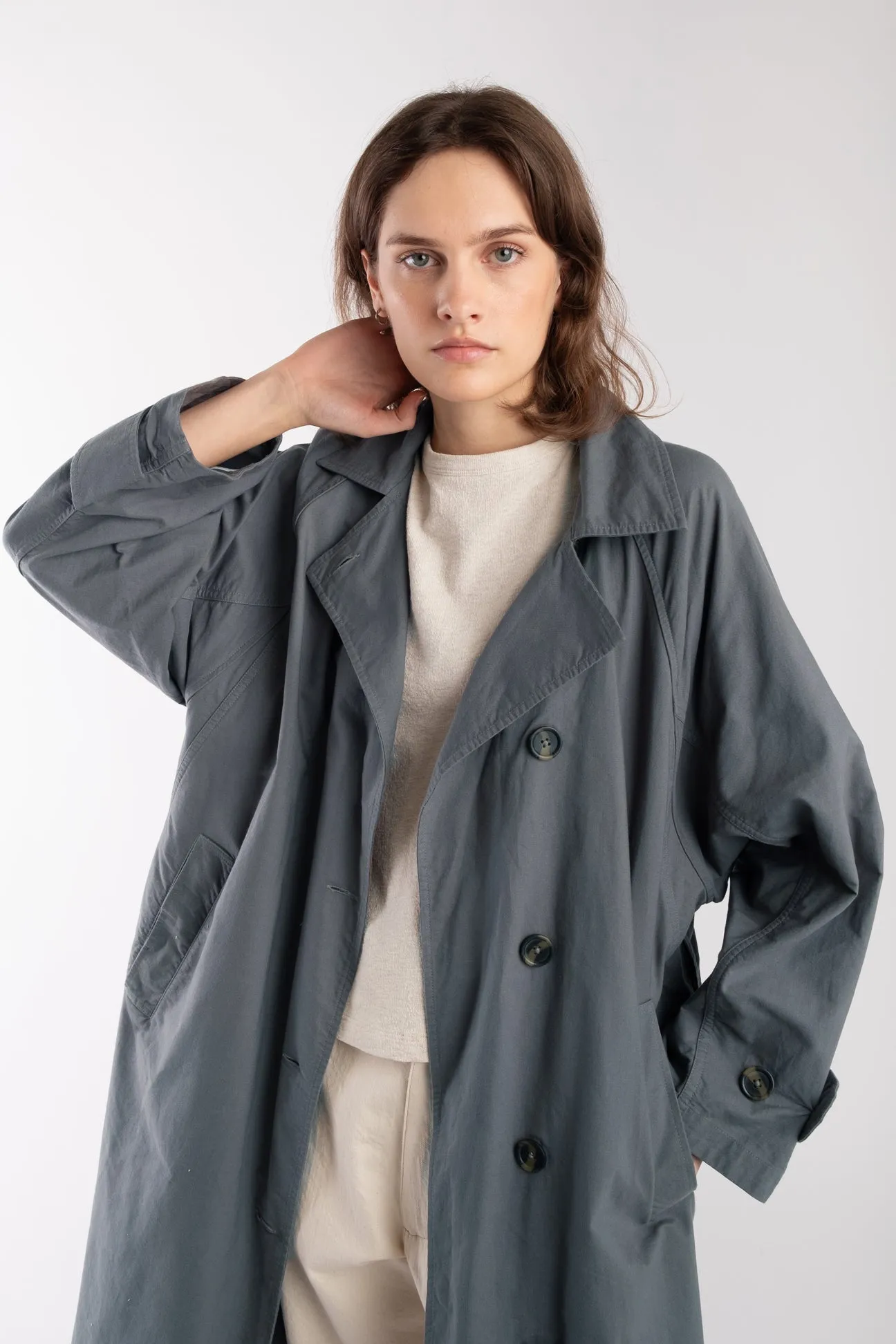 Mineral Green Seamed Trench