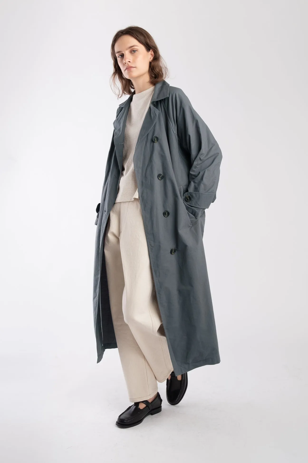 Mineral Green Seamed Trench