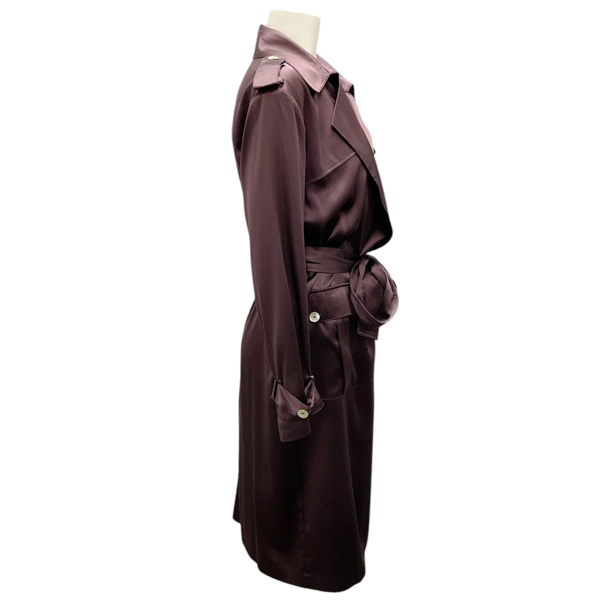 Nouvelle / Silk95Five Chocolate Kensington Trench Coat