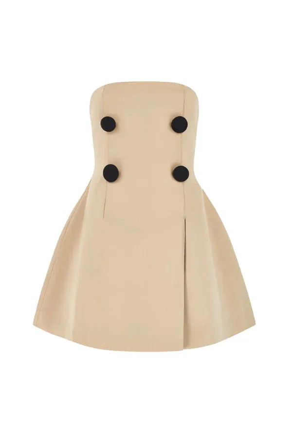 Odd Muse The Ultimate Muse Trench Mini Dress - Beige