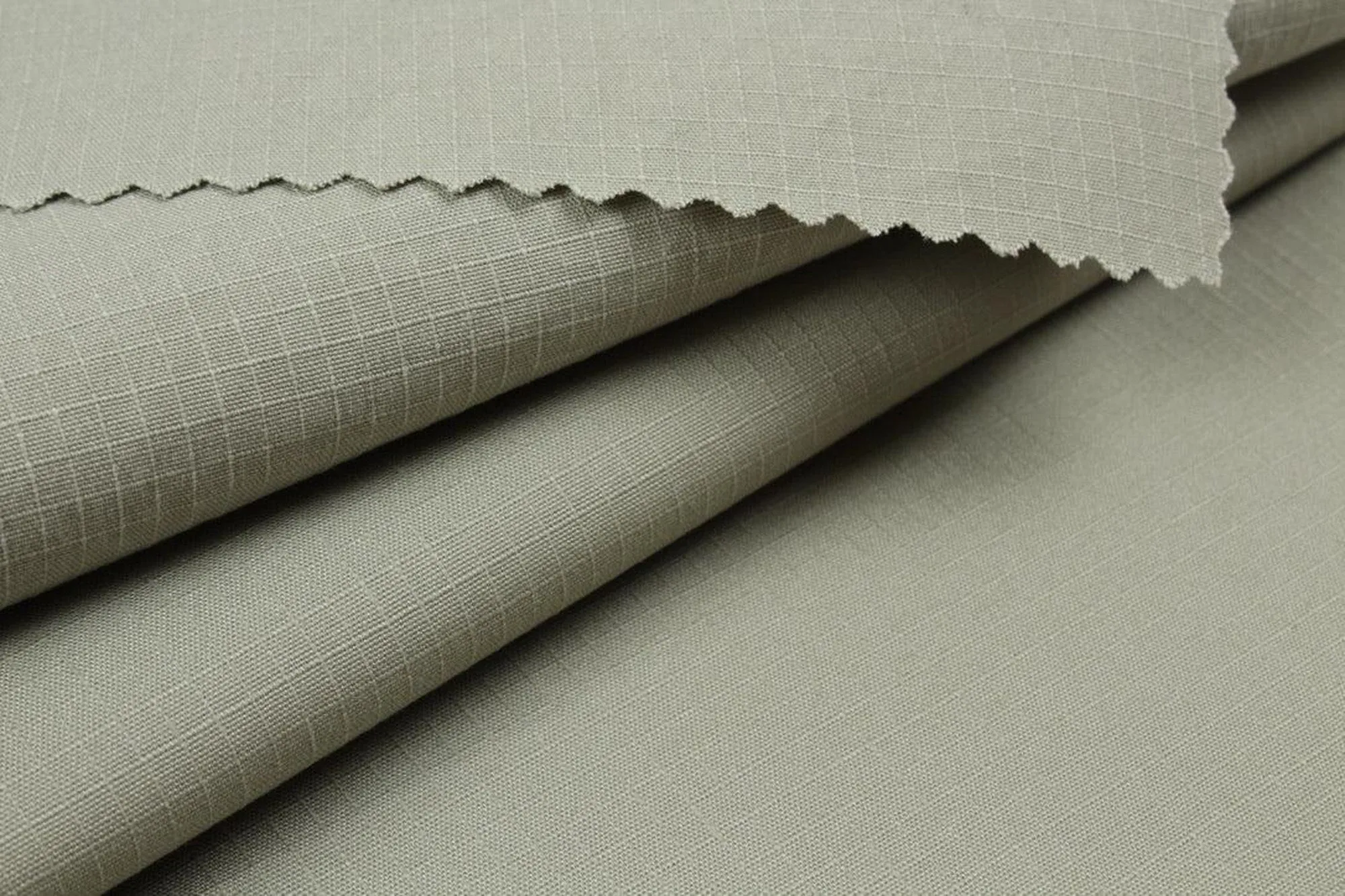 Organic Cotton Stretch Ripstop Fabric for Jackets and Trousers