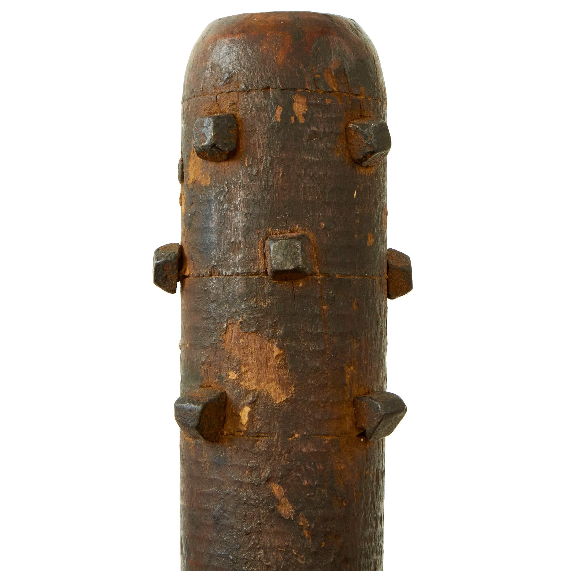 Original British WWI Lead Core Trench Raiding Club With Hobnail Studded End - From Personal Collection David F. Machnicki Author of At Arm's Length Series