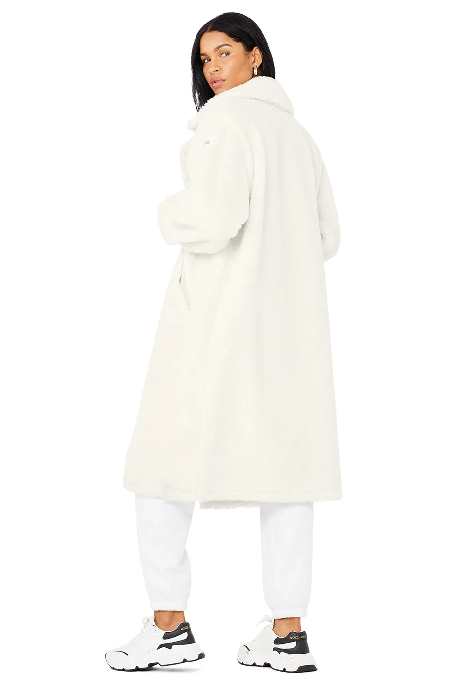 Oversized Sherpa Trench - Ivory